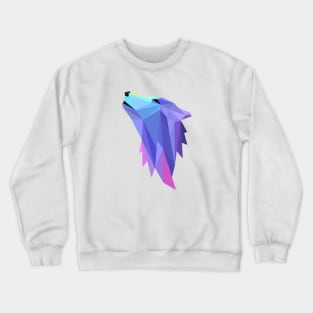 MINIMALIST POLYGON WOLF Crewneck Sweatshirt